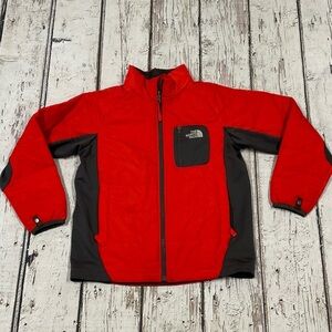 Boys The North Face Red Zip Up Outerwear Liner Outerwear Jacket